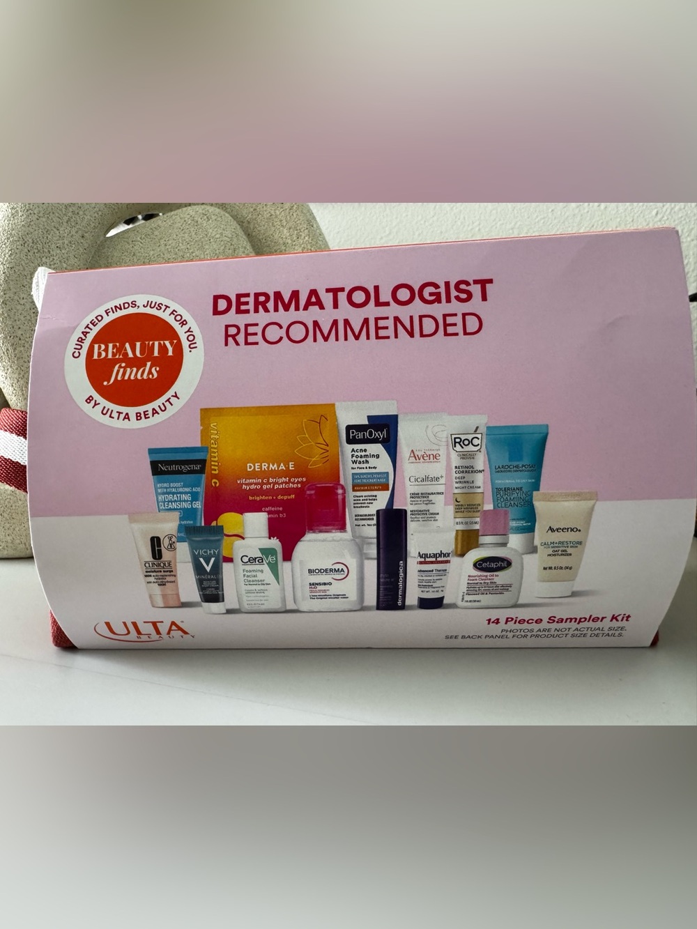 Ulta Beauty Skincare 14 Piece Sampler Kit - Pink & White Packaging